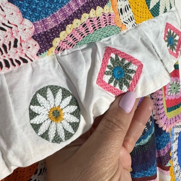 NEVER FULLY DRESSED
Crochet Print Malibu Midi Dress in Cotton-poplin - Picture 6 of 9